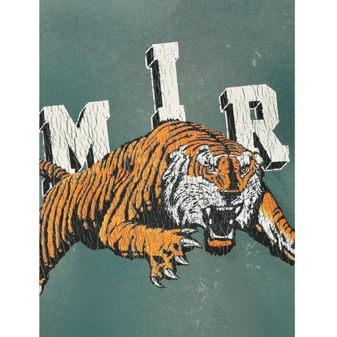 Amiri Vintage Cheetah Logo Green T-Shirt XL